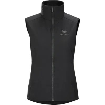 Arc'teryx Atom Vest Womens Black Full Zip Pockets Nylon Performance Gbo207