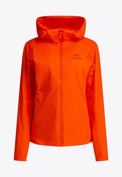Arc'teryx Atom Windbreaker Jacket In Orange