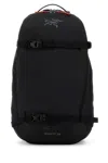 Arc'teryx Black Canvas Backpack In Black