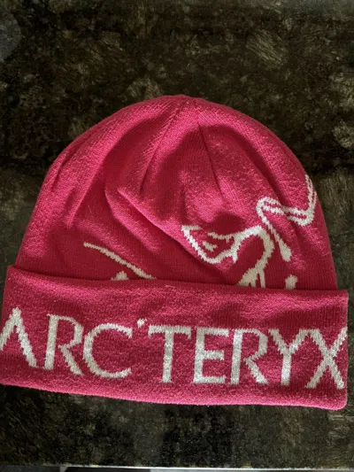Pre-owned Arc'teryx Beanie Toque In Pink
