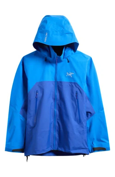 Arc'teryx Beta Ar Gore-tex® Pro Epe Waterproof Hooded Jacket In Blue