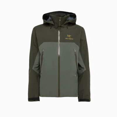 Arc'teryx Beta Ar Hooded Jacket In Green