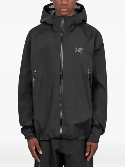 Arc'teryx Beta Hooded Jacket In Black