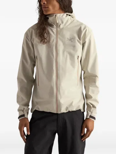 Arc'teryx Beta Hooded Jacket In Neutral
