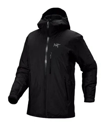 Arc'teryx Beta Insulated Gore-tex Casual Cotton Jacket In Black