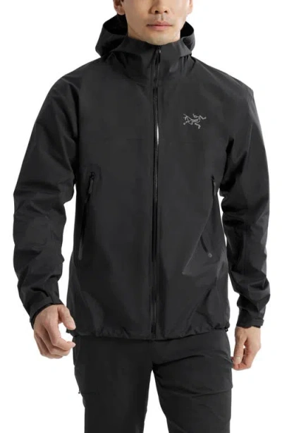 Arc'teryx Beta Sl Hybrid Gore-tex® Hooded Jacket In Black