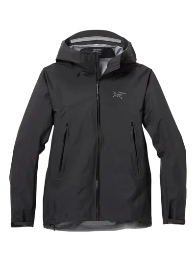 Arc'teryx Beta Zip-up Hooded Jacket In Black