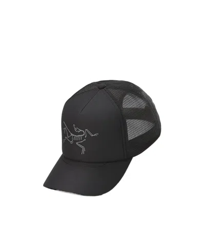 Arc'teryx Bird Curved Brim Truck Hat In Black