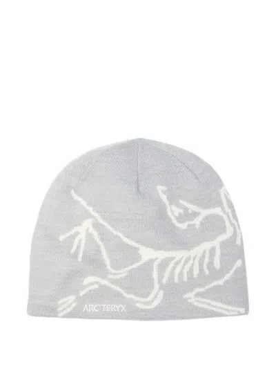 Arc'teryx Bird Head Graphic-pattern Beanie In Gray