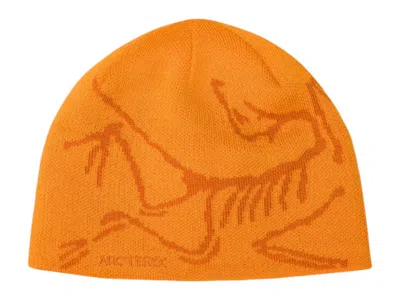 Pre-owned Arc'teryx Bird Head Toque Beanie (fw25) In Blaze/copper Sky Blue