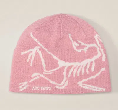 Pre-owned Arc'teryx Bird Head Toque Bliss / Arctic Silk In Pink