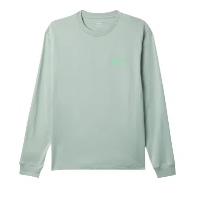 Pre-owned Arc'teryx Bird Tile Long-sleeve T-shirt 'stone Green' | Men's Size M