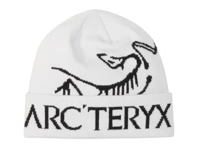 Pre-owned Arc'teryx Bird Word Toque Beanie (fw25) In Orca In Black