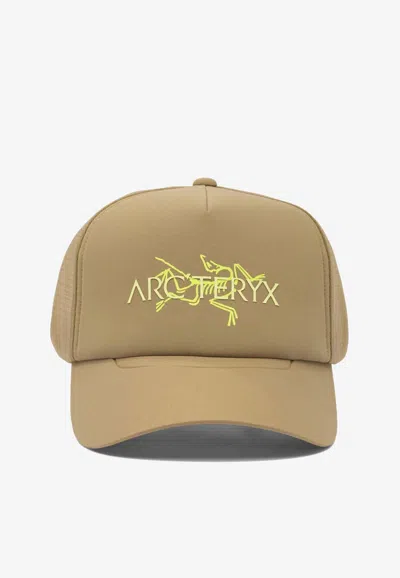 Arc'teryx Bird Word Trucker Cap In Sand