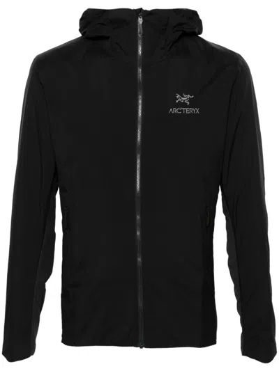 Arc'teryx Atom Insulated Hooded Jacket In Black