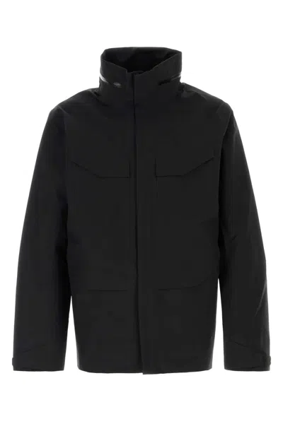 ARC'TERYX BLACK NYLON FIELD WINDBREAKER