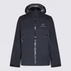 Arc'teryx Black Sapphire Nylon Casual Jacket In Black Sapphire