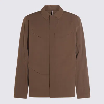 ARC'TERYX BROWN FIELD SOFTSHELL CASUAL JACKET