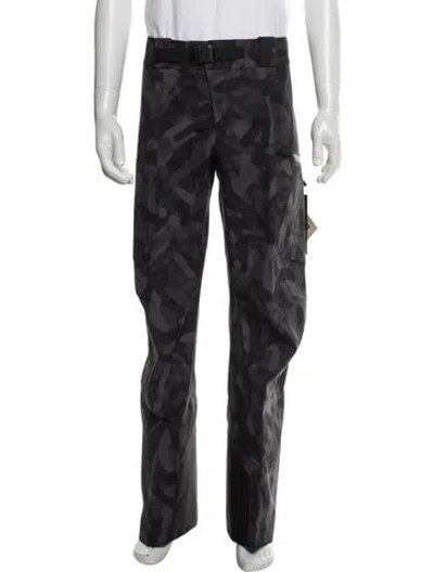 Pre-owned Arc'teryx Camouflage Print Pants In Gray