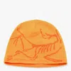 Arc'teryx Orange Wool Bird Hat In Orange