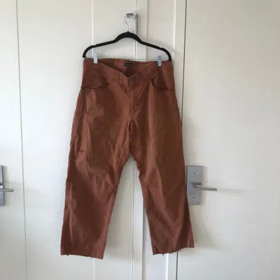 Pre-owned Arc'teryx Cargo Pants In Brown