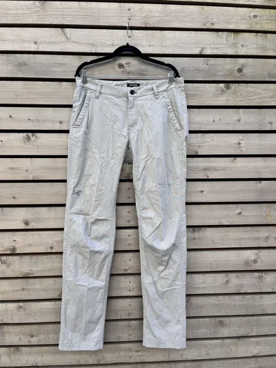 Pre-owned Arc'teryx Cargo Pants Multipocket Denim Y2k In Grey