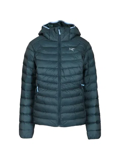 Arc'teryx Cerium Stormhood Hooded Coat In Blue