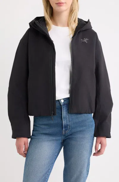 Arc'teryx Clarkia Ar Insulated Hoody In Black