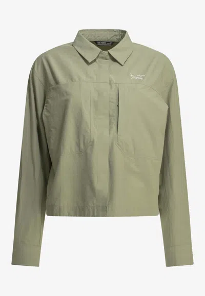 Arc'teryx Clarkia Long-sleeved Shirt In Green
