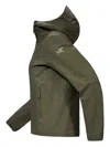 Arc'teryx Coelle Hooded Performance Jacket In Green