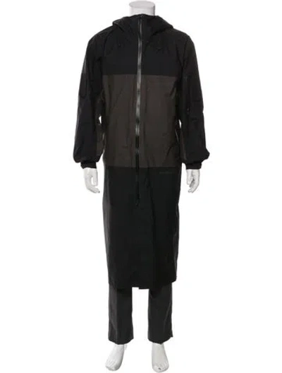 Pre-owned Arc'teryx Colorblock Pattern Windbreaker In Black