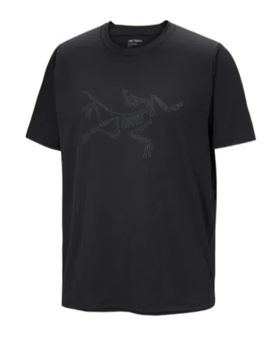 Arc'teryx Cormac Logo Shirt Ss Men's In Black