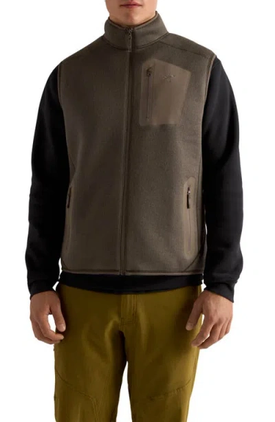 Arc'teryx Covert Performance Fleece Vest In Mongoose Heather
