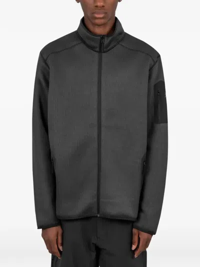 Arc'teryx Covert Zip-up Jacket In Black