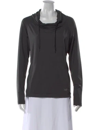 Pre-owned Arc'teryx Cowl Neck Long Sleeve Hoodie In Gray