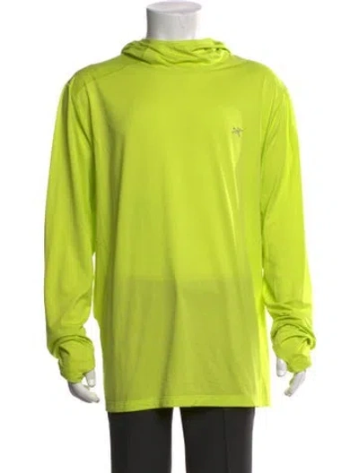 Pre-owned Arc'teryx Cowl Neck Long Sleeve T-shirt In Green