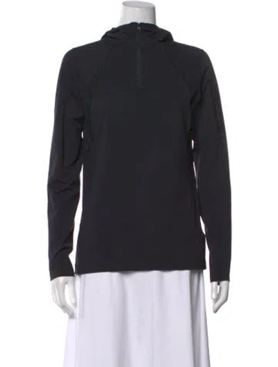 Pre-owned Arc'teryx Crew Neck Long Sleeve Hoodie In Black