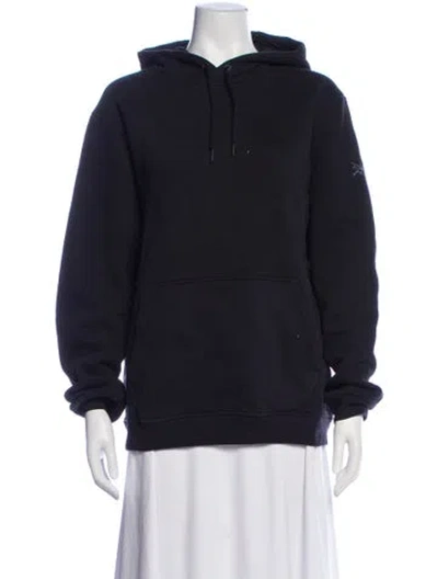 Pre-owned Arc'teryx Crew Neck Long Sleeve Hoodie In Blue