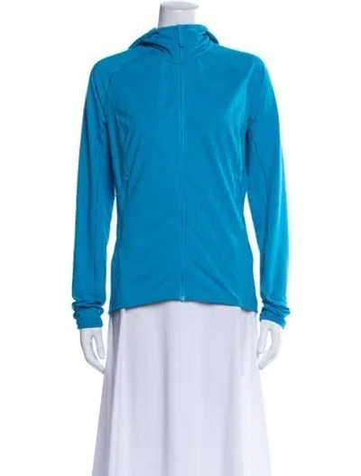 Pre-owned Arc'teryx Crew Neck Long Sleeve Hoodie In Blue