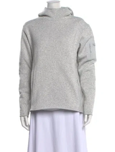 Pre-owned Arc'teryx Crew Neck Long Sleeve Hoodie In Gray