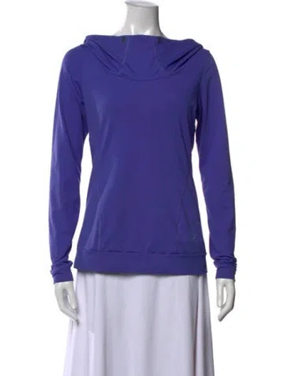 Pre-owned Arc'teryx Crew Neck Long Sleeve Hoodie In Purple