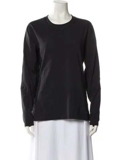 Pre-owned Arc'teryx Crew Neck Long Sleeve Sweatshirt In Black