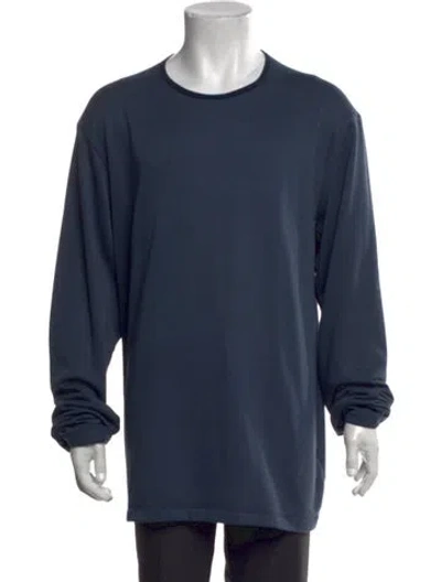 Pre-owned Arc'teryx Crew Neck Long Sleeve Sweatshirt In Blue