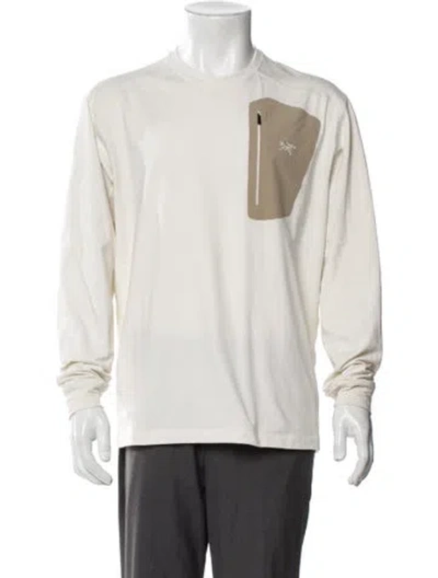 Pre-owned Arc'teryx Crew Neck Long Sleeve Sweatshirt In Neutral