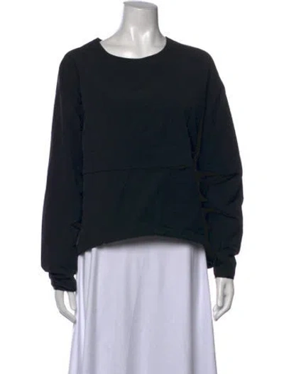 Pre-owned Arc'teryx Crew Neck Long Sleeve Top In Black