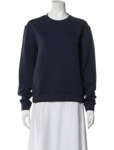 Pre-owned Arc'teryx Crew Neck Long Sleeve Top In Blue