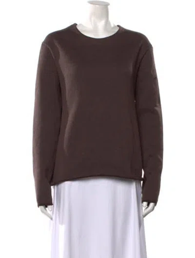 Pre-owned Arc'teryx Crew Neck Long Sleeve Top In Brown