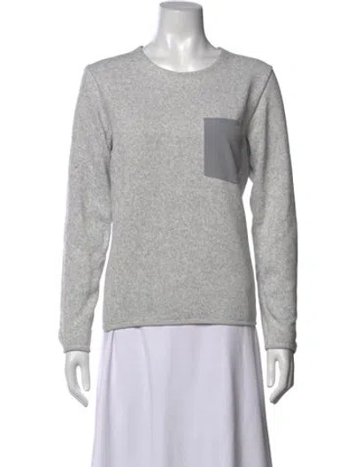 Pre-owned Arc'teryx Crew Neck Long Sleeve Top In Grey