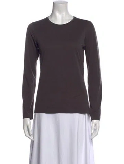 Pre-owned Arc'teryx Crew Neck Long Sleeve Top In Grey