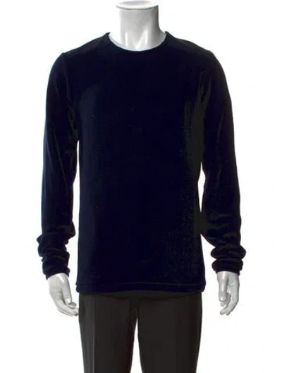 Pre-owned Arc'teryx Crew Neck Long Sleeve T-shirt In Blue